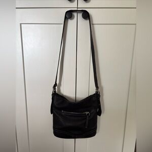 Coach Soho Slim Black Leather Hobo Shoulder Bag